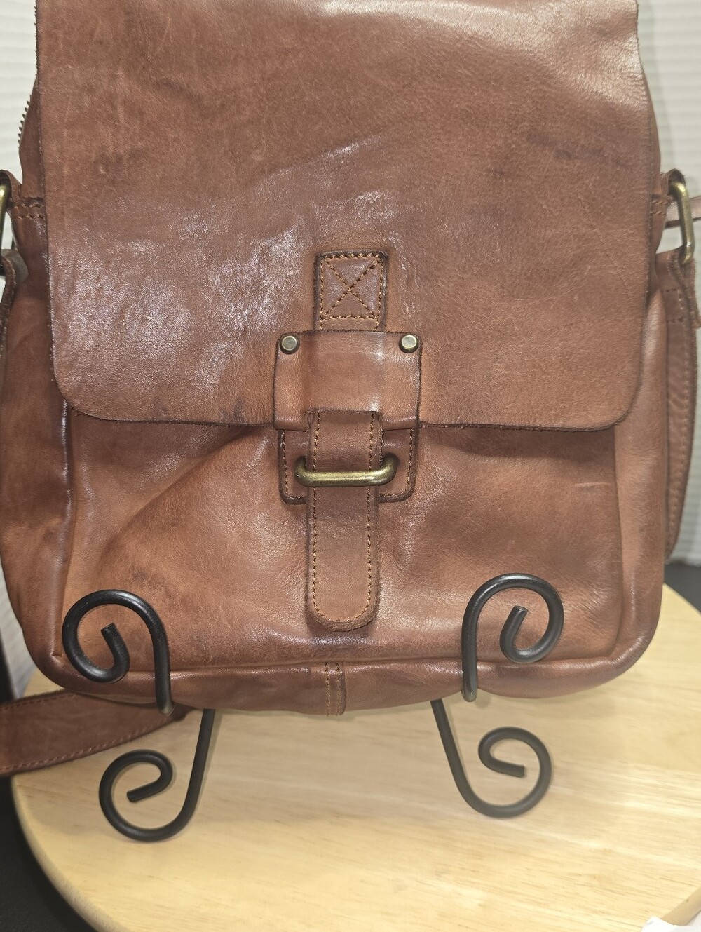 Womens Harbour 2nd "Marlies" Leather Crossbody Messrnger Bag